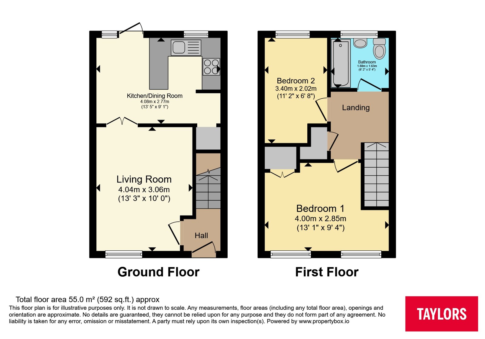8, Chepstow Close, Northamptonshire floorplan
