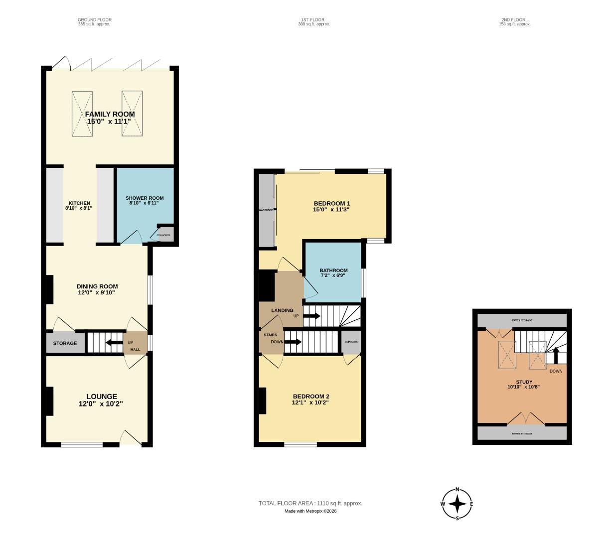 Daws Heath Road, Benfleet floorplan