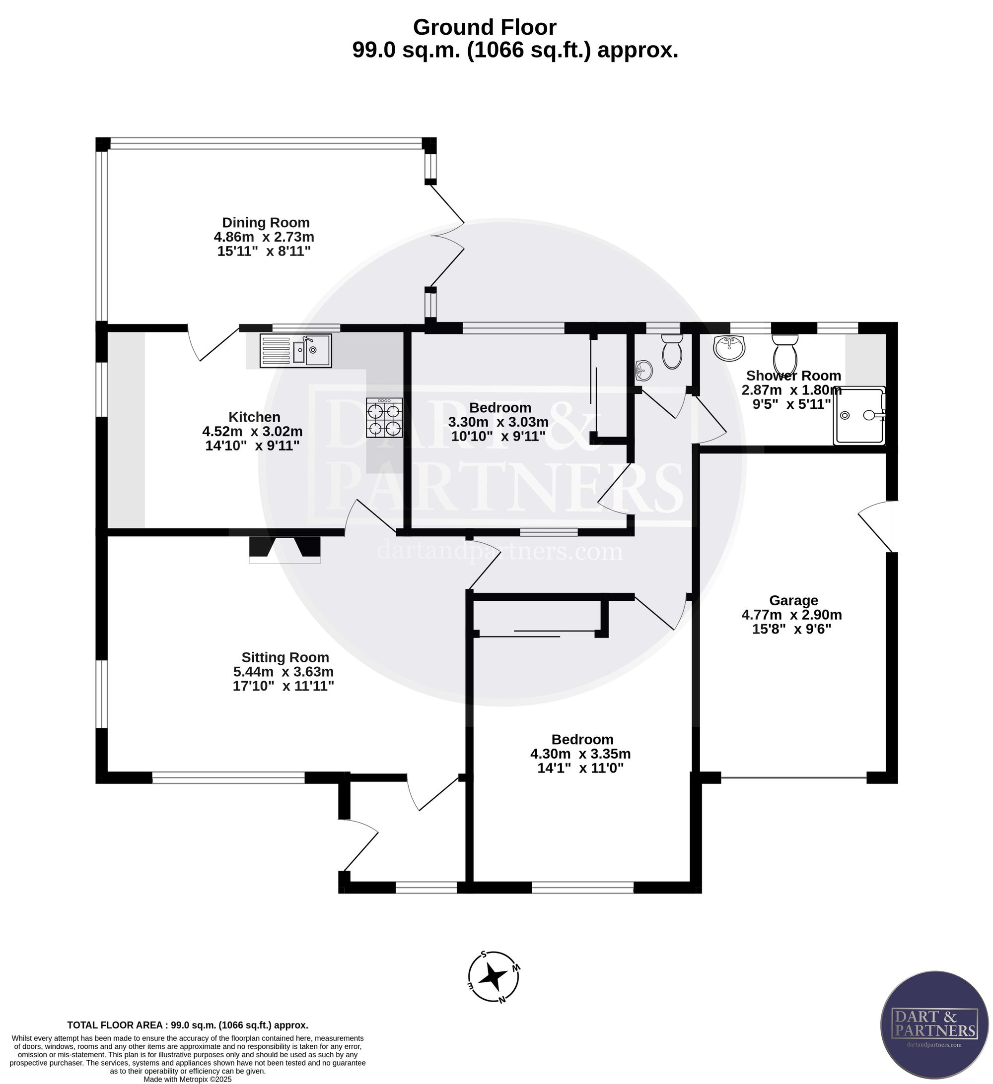 25 Coryton Close, Dawlish floorplan
