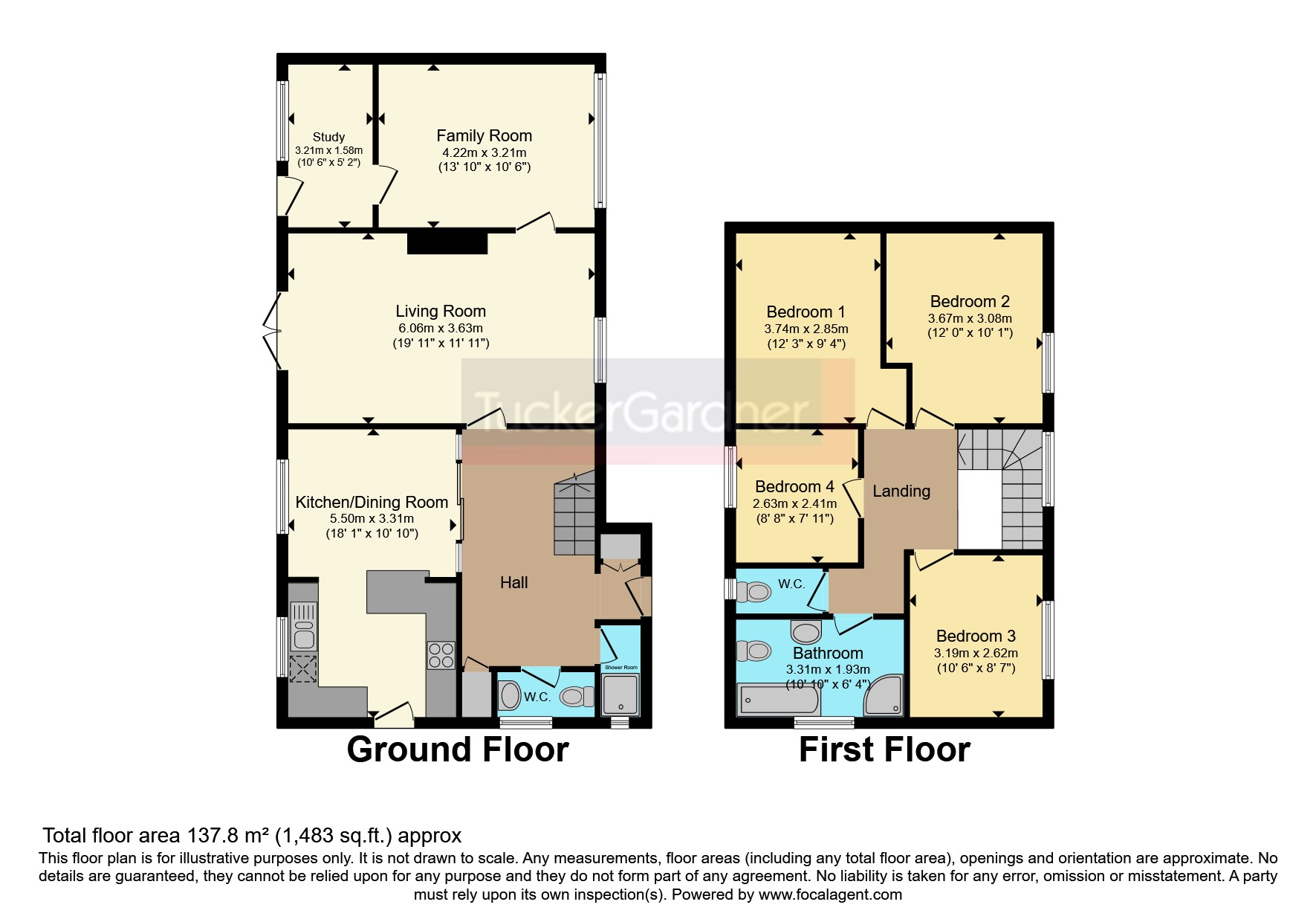 16, Knights Way, Cambridge floorplan