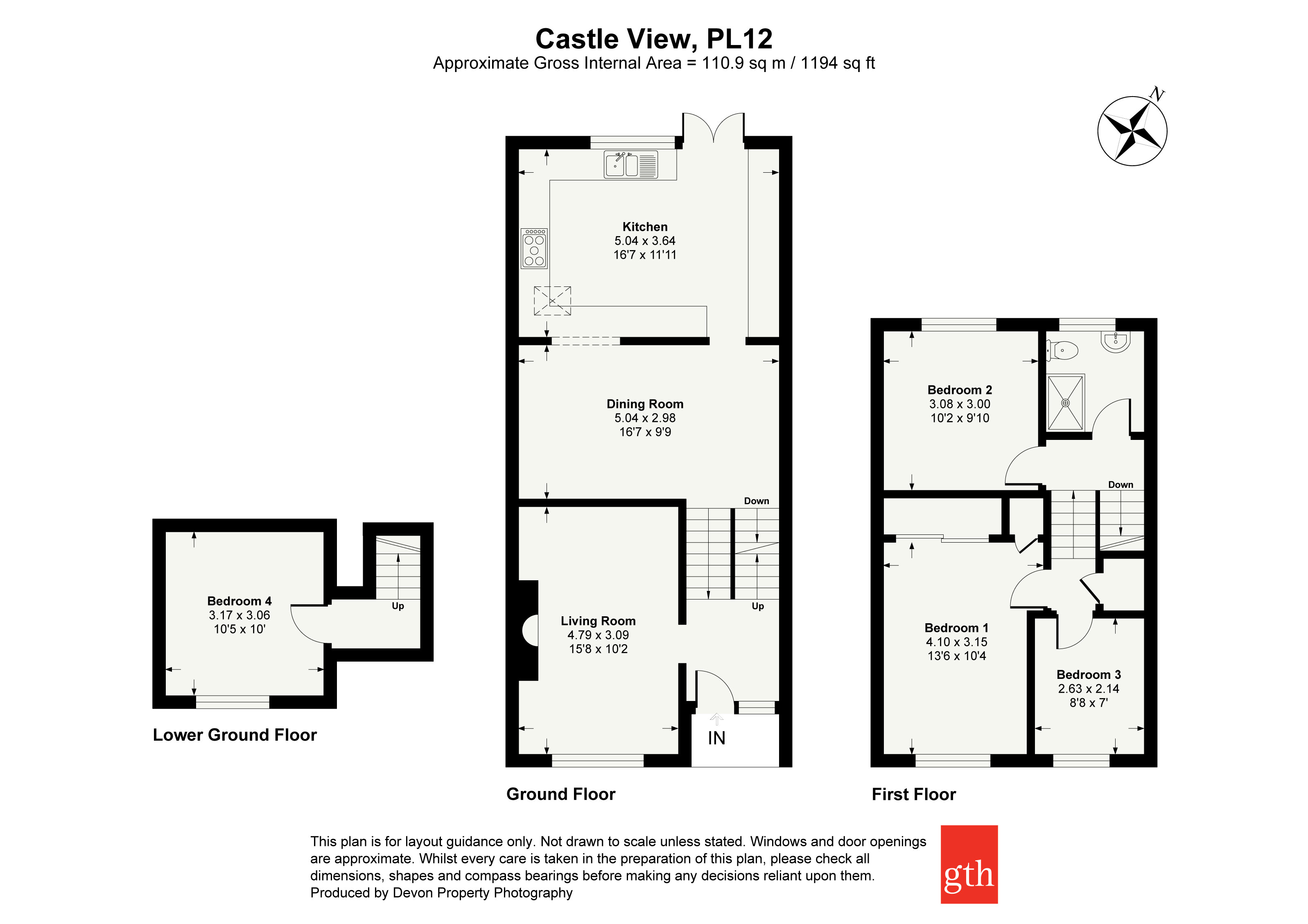 42, Castle View, Saltash floorplan