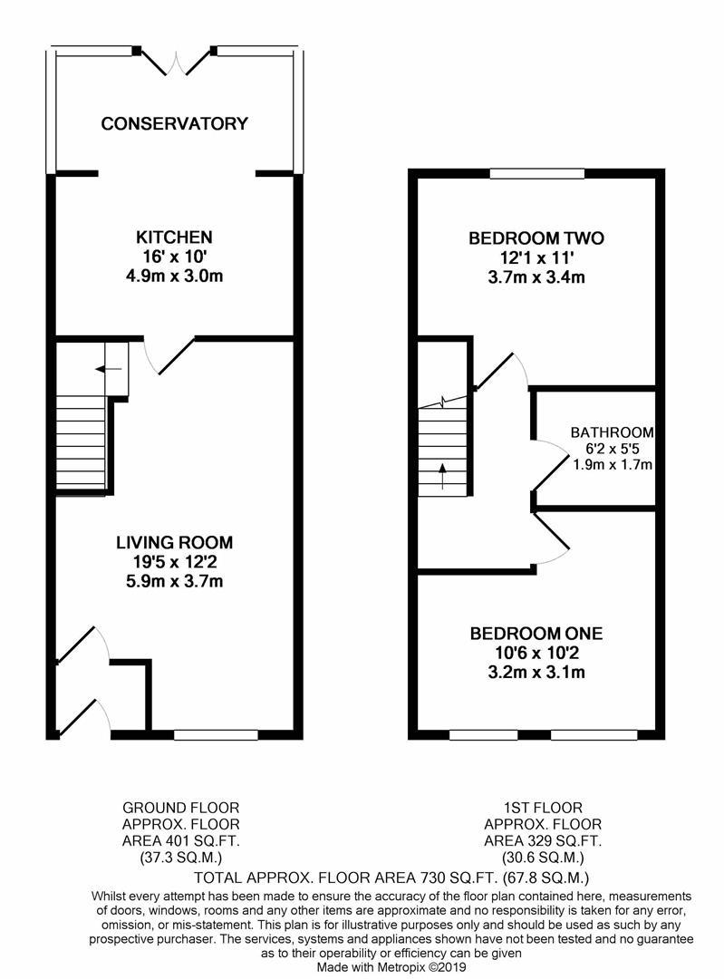 2 Bedrooms Terraced house for sale in Bridge Wood Close, Horsforth, Leeds LS18