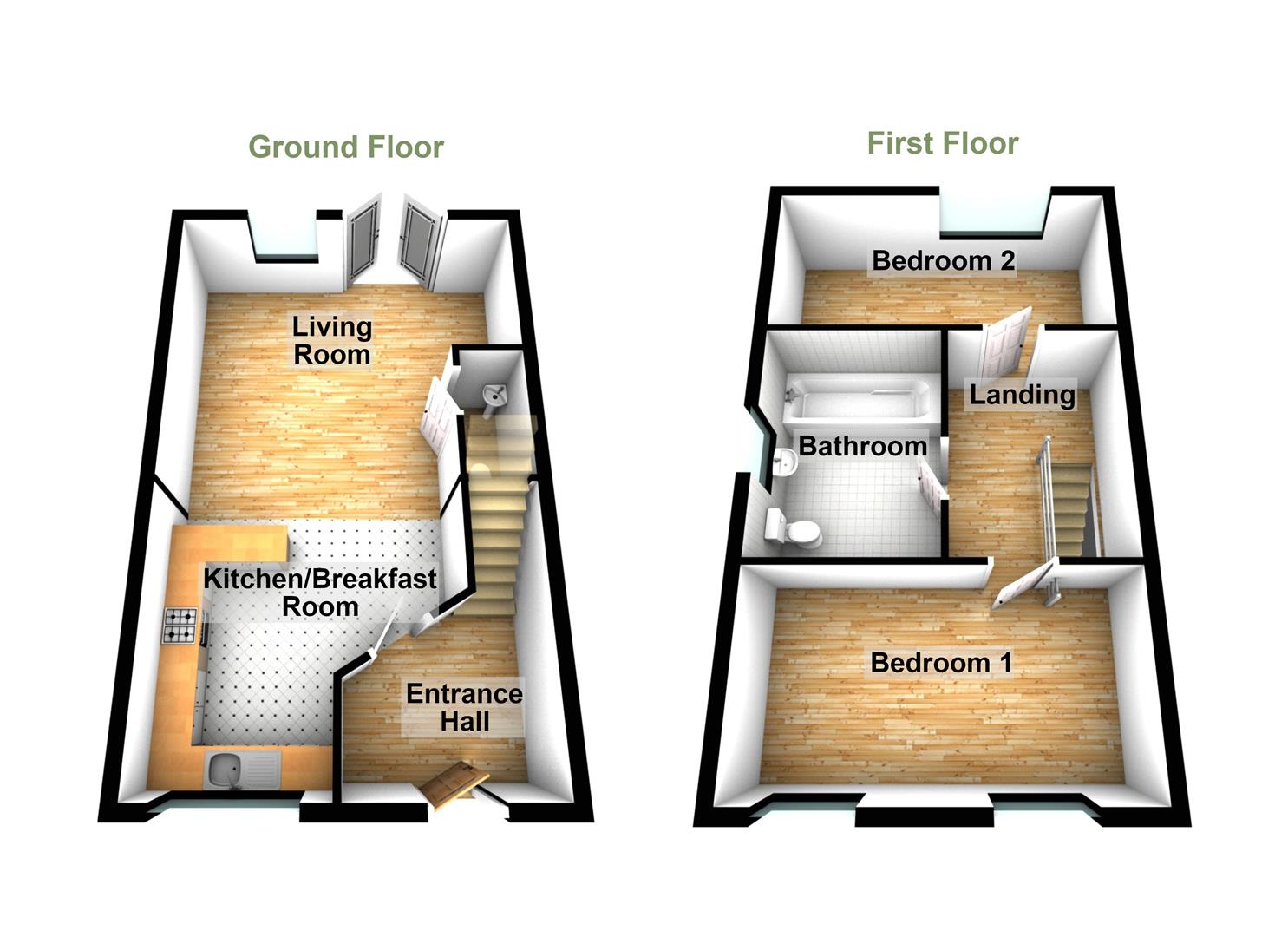 20, Hunters Place, Guisborough floorplan