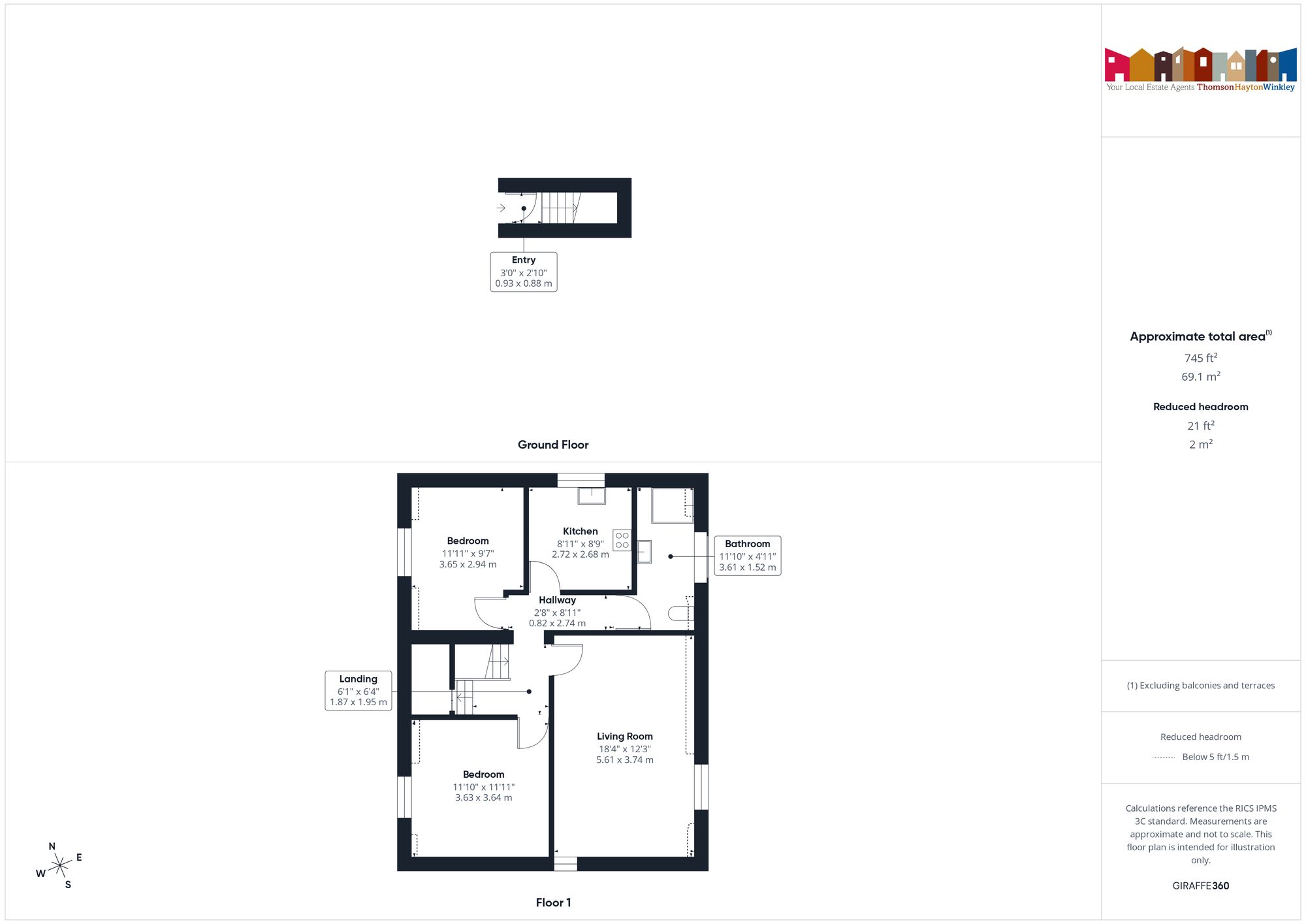 3 East View Kents Bank Road, Grange-Over-Sands floorplan