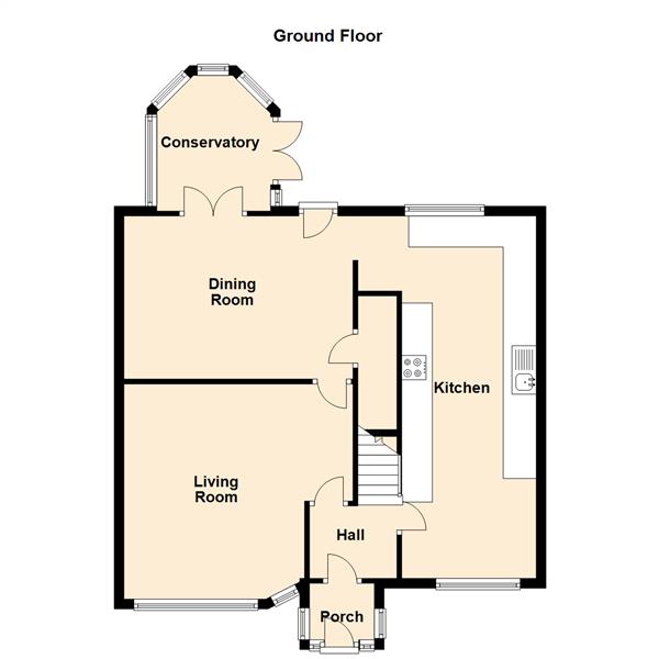 4 Bedrooms Semi-detached house for sale in Wodehouse Avenue, Gotham, Nottingham NG11