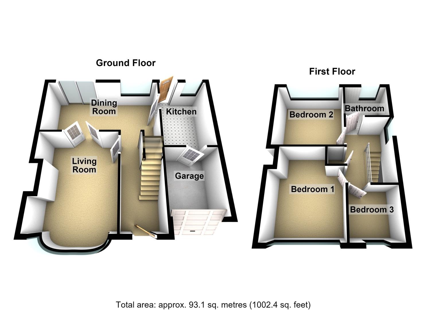 3, Hastings Avenue, Whitley Bay floorplan