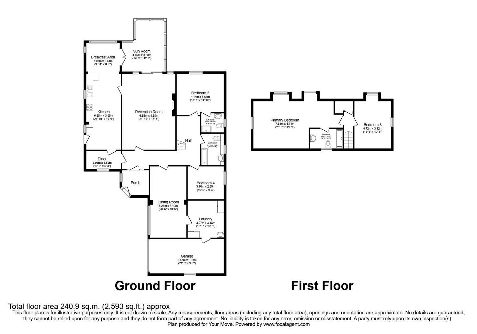 18, Green Bank Close, Aspatria floorplan