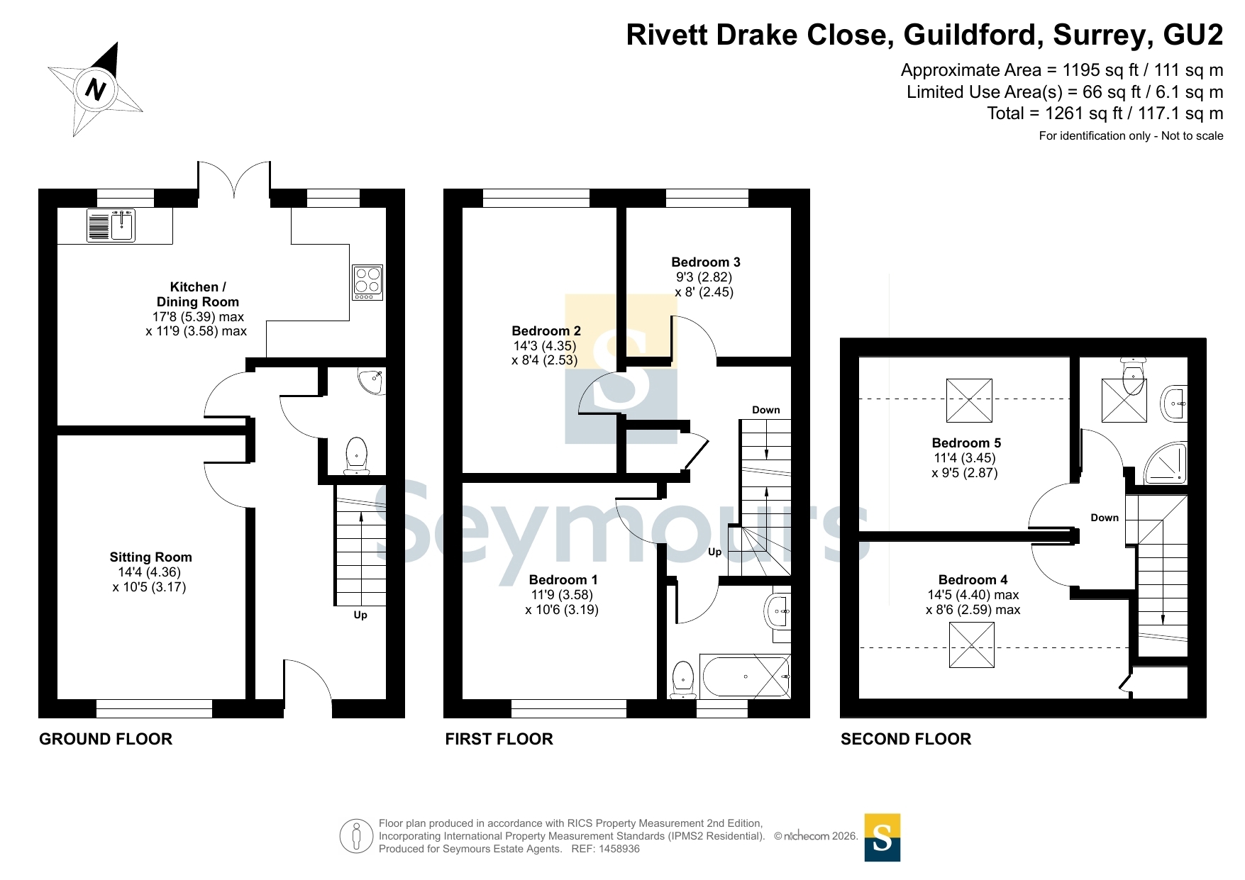11, Rivett Drake Close, Surrey floorplan