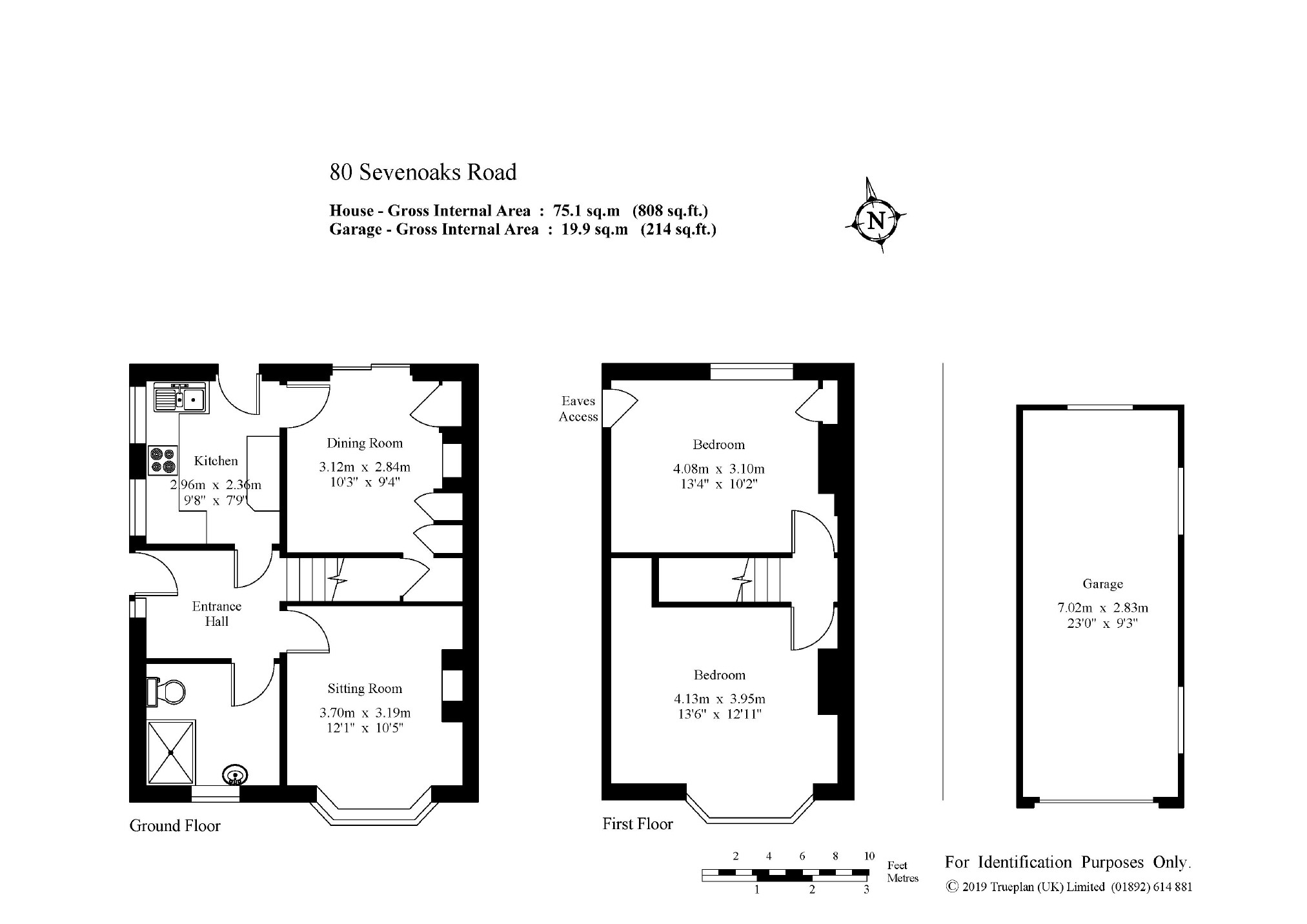 2 Bedrooms Semi-detached house for sale in Sevenoaks Road, Borough Green, Sevenoaks TN15