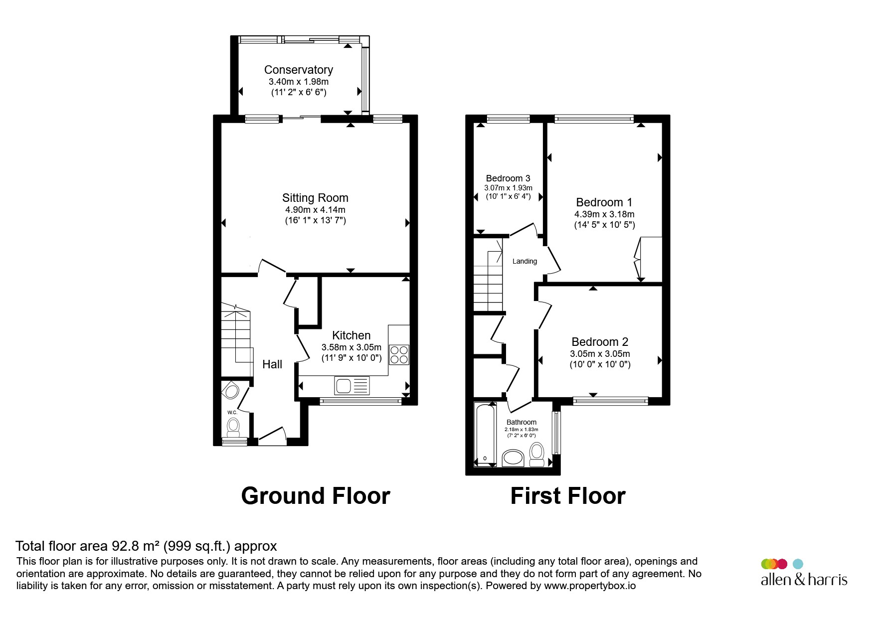 16, Springfield Close, Corsham floorplan