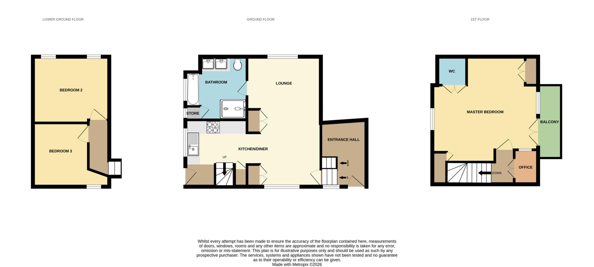 River View Cottage, Chapel Lane, Norwich floorplan
