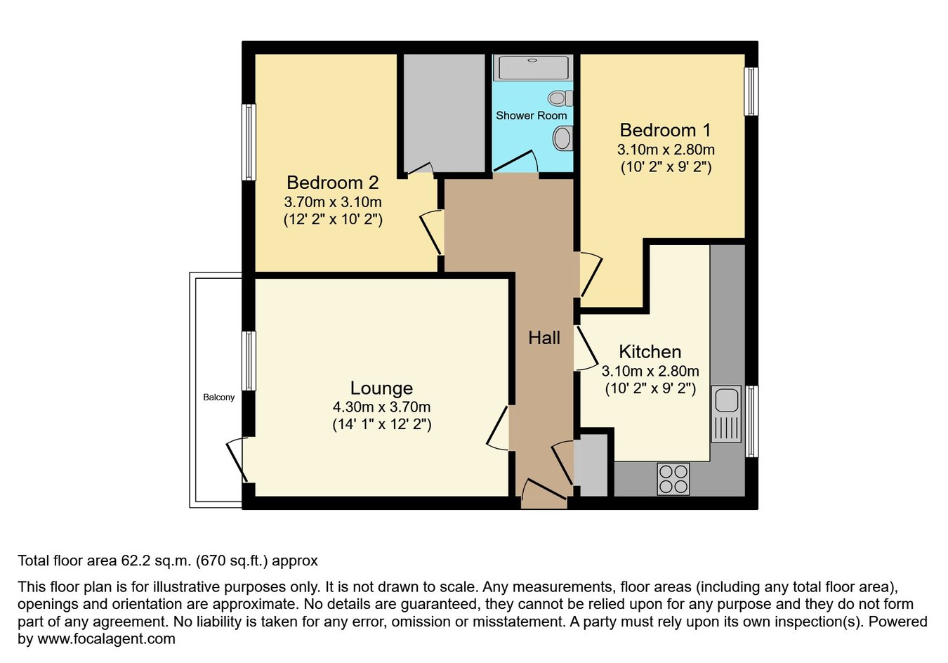 86, Peel Drive, Loughborough floorplan
