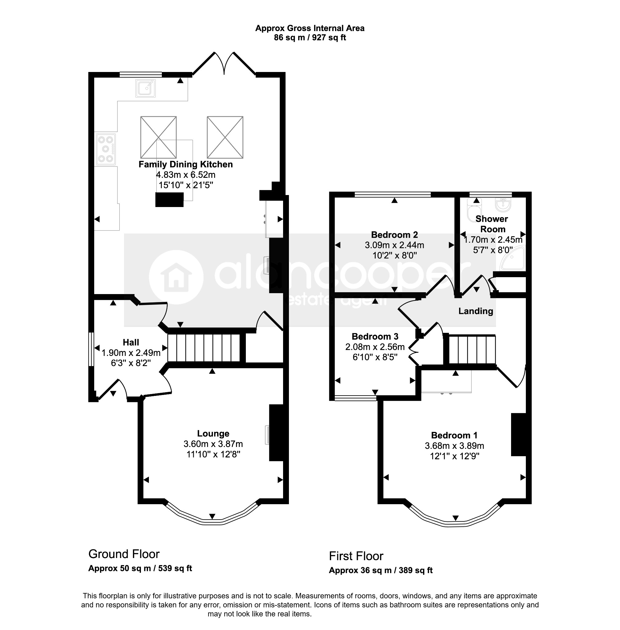 142, Ansley Road, Nuneaton floorplan