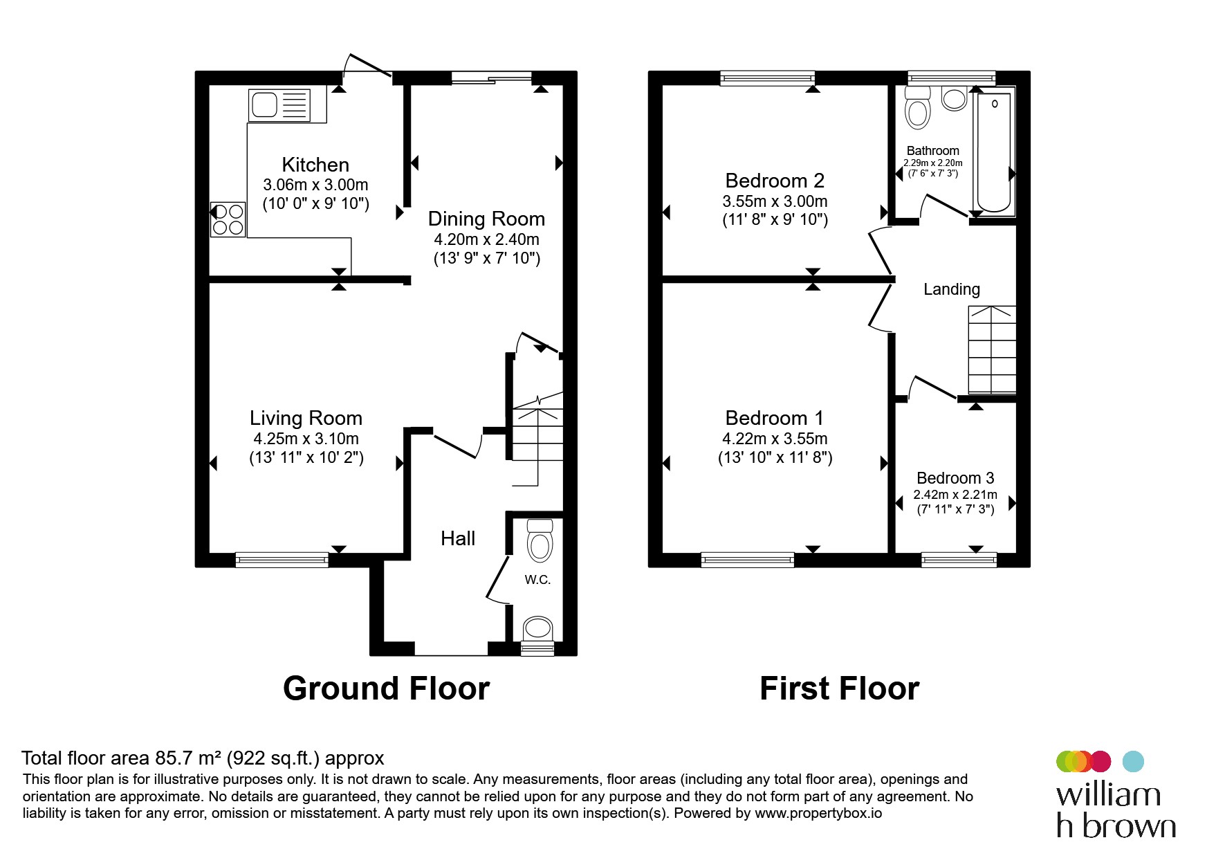 12, Bell Lane, Broxbourne floorplan