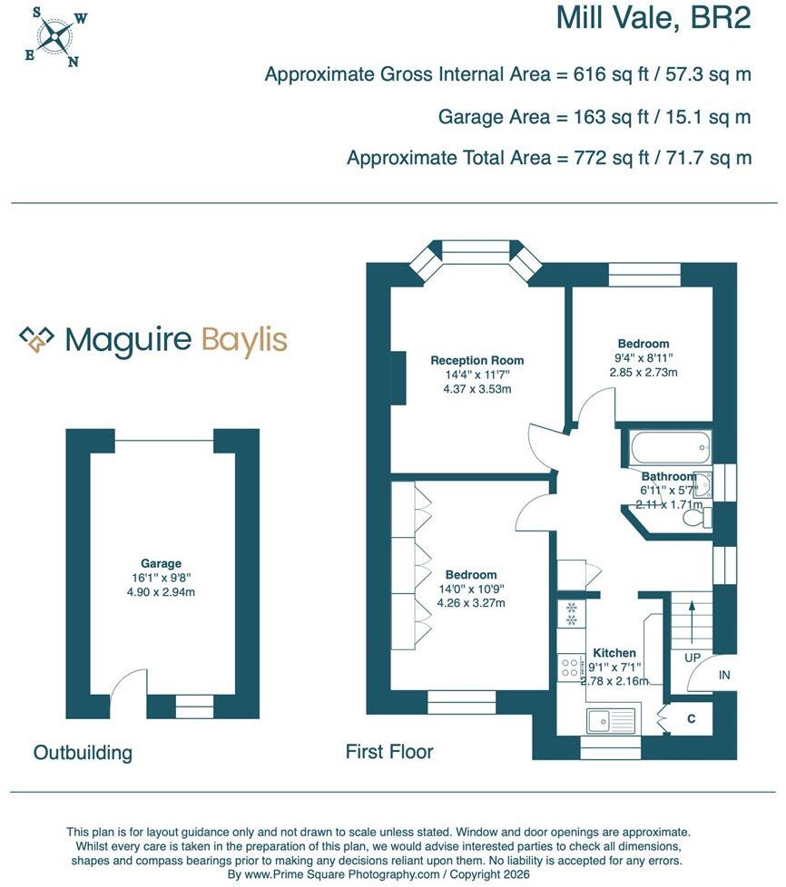 Mill Vale, Bromley floorplan