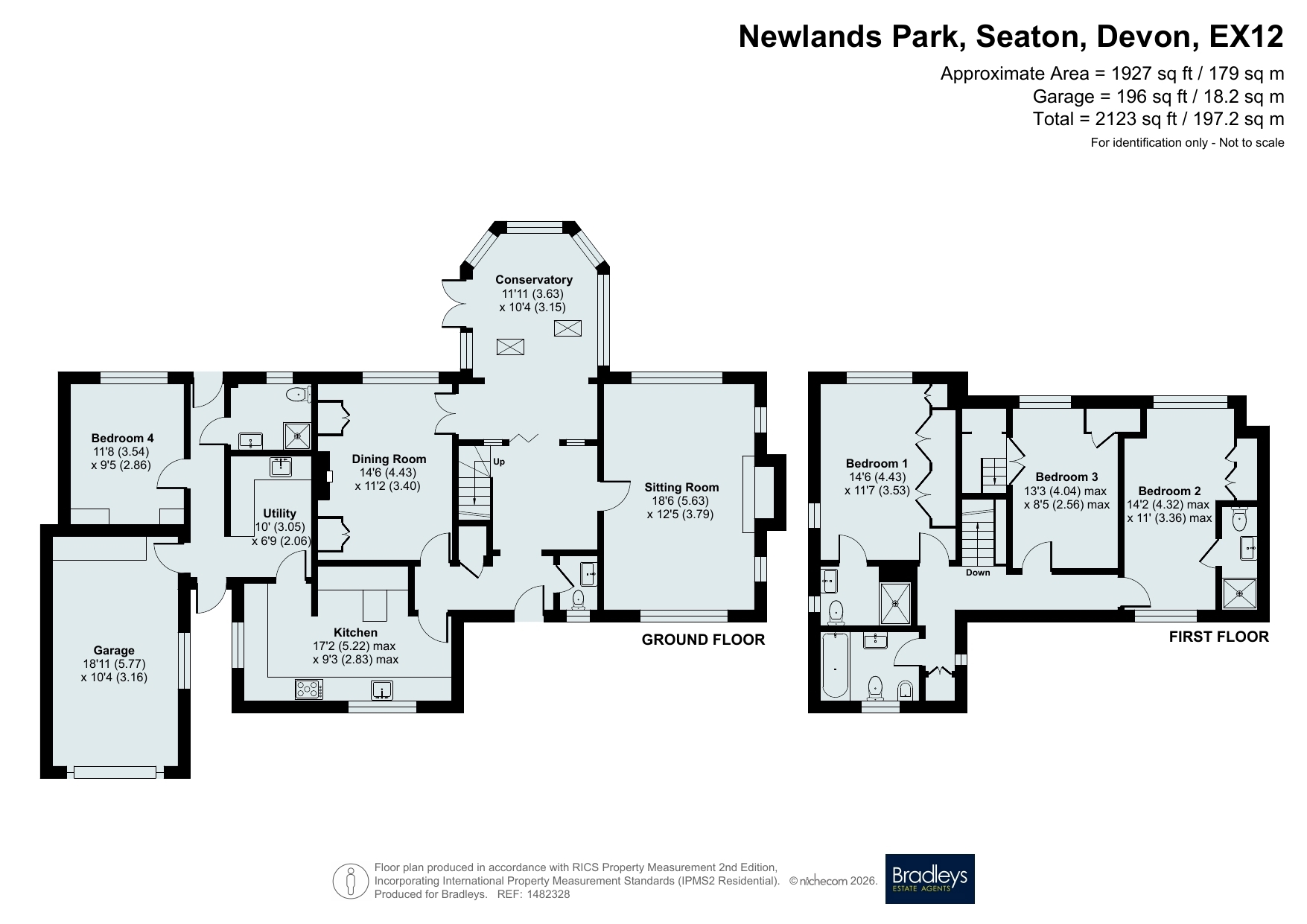 56, Newlands Park, Devon floorplan