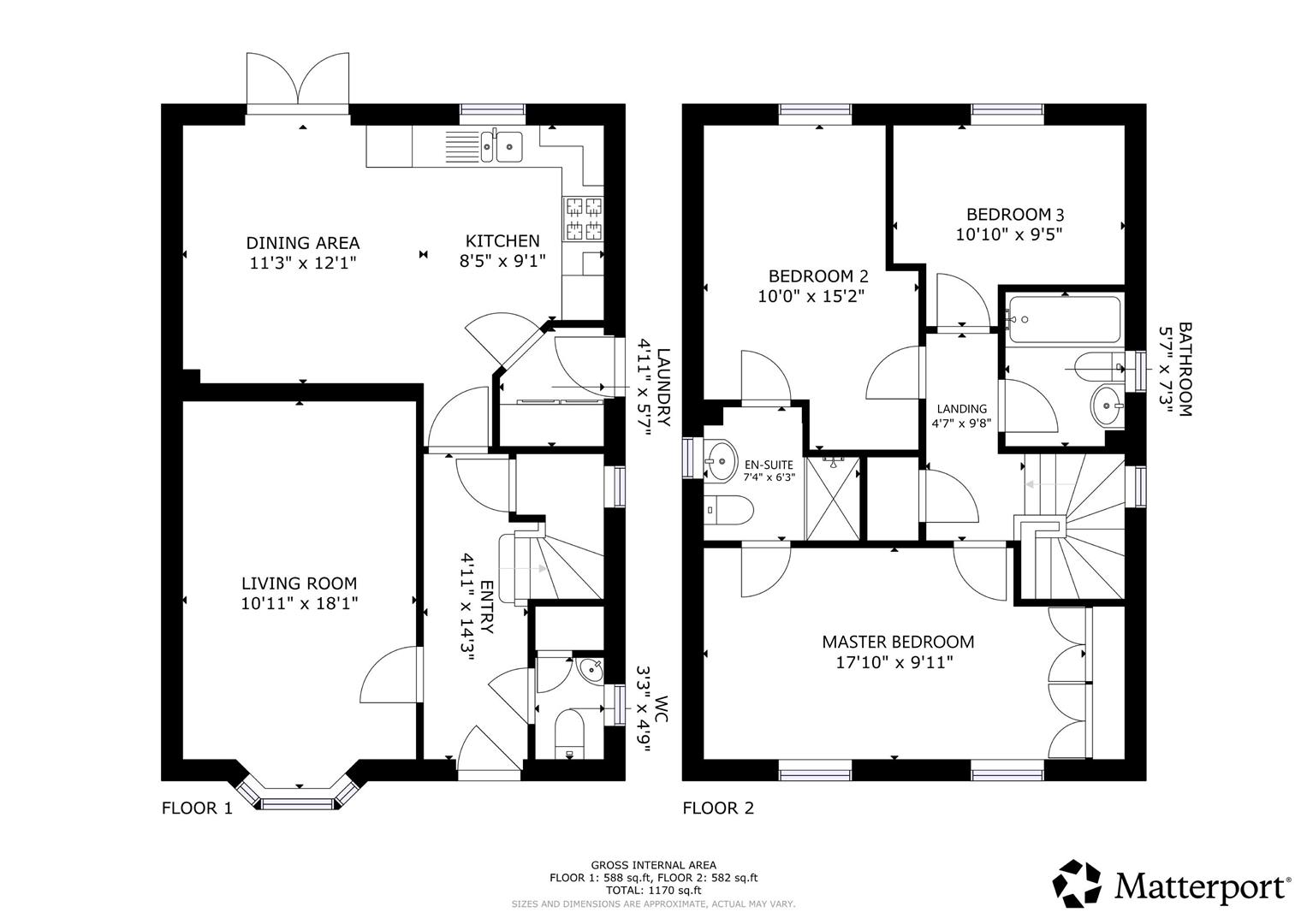 63, St. James Road, Cowbridge floorplan