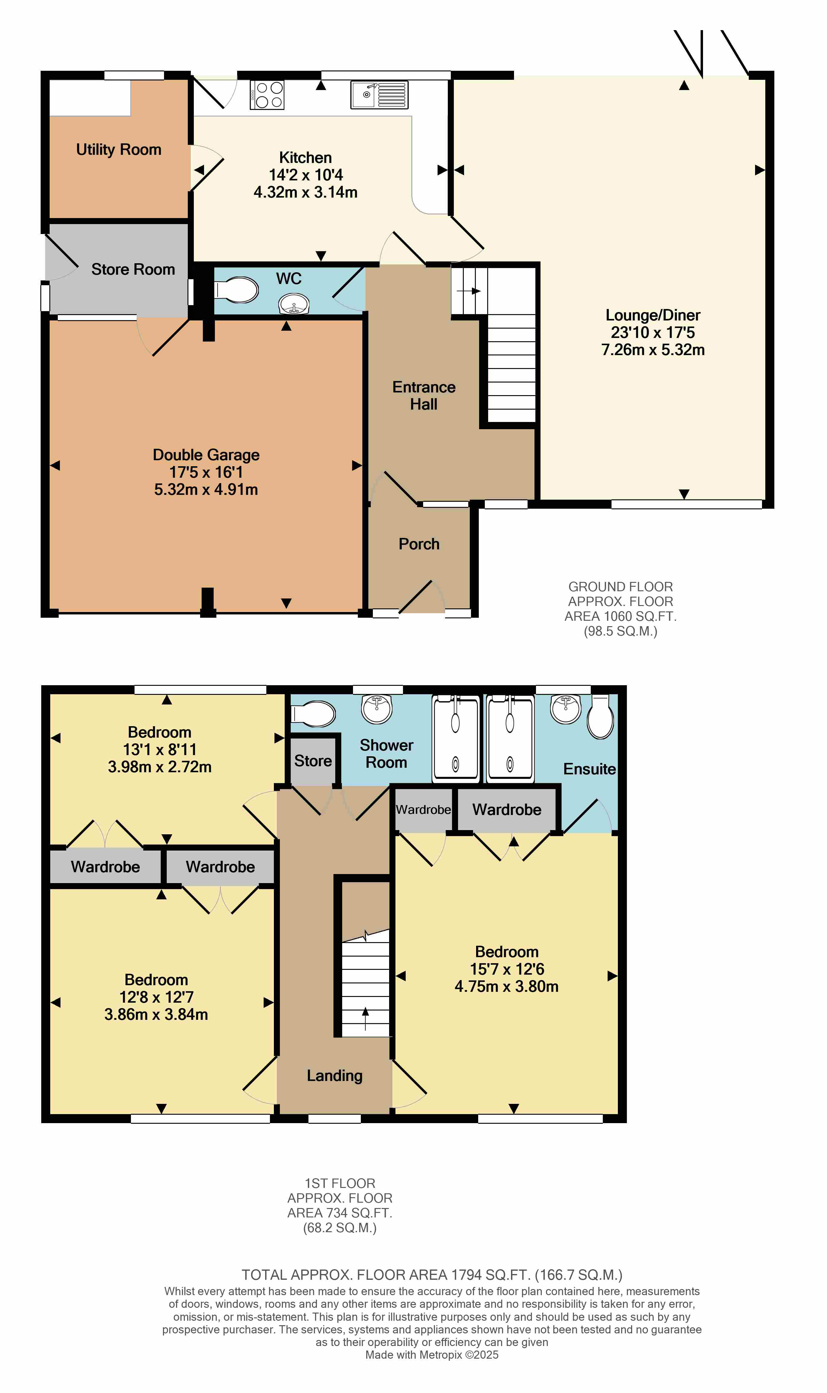 3, Daryngton Avenue, Birchington floorplan
