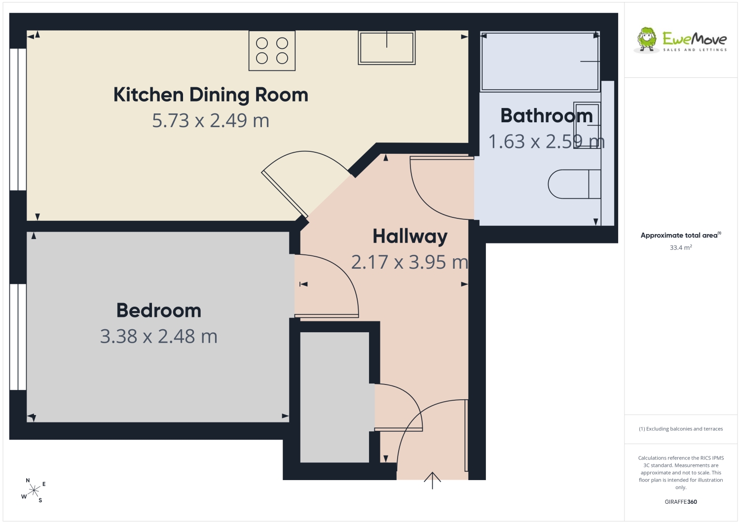 Apartment 2, The Victory, 165 Union Street, Oldham floorplan