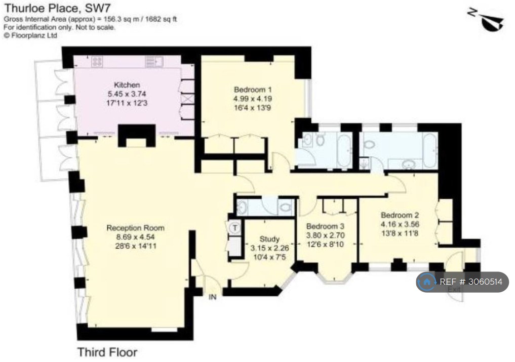 Thurloe Place, London floorplan