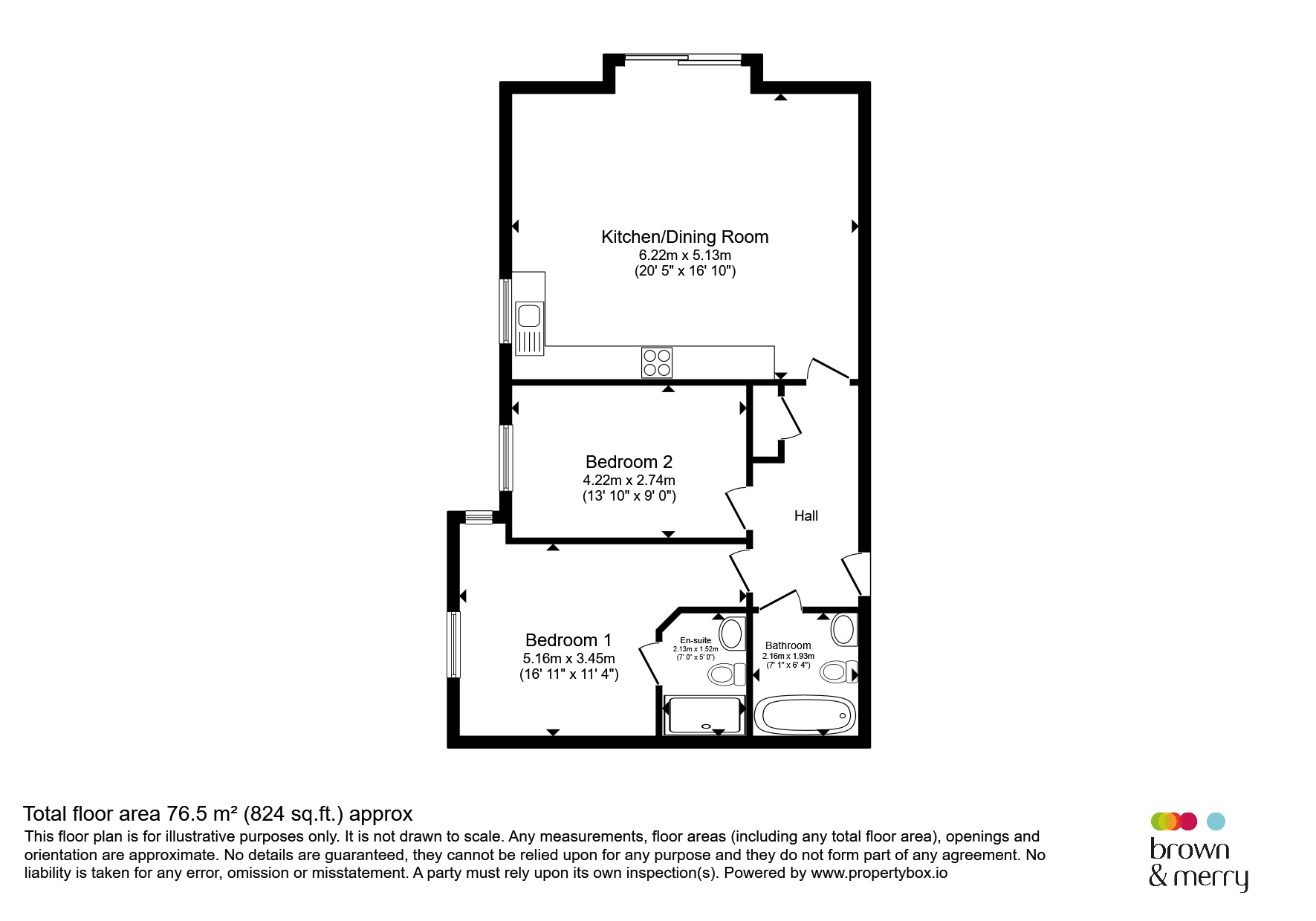 Flat 4, Centurion Heights, 7, Box Lane, Hemel Hempstead floorplan