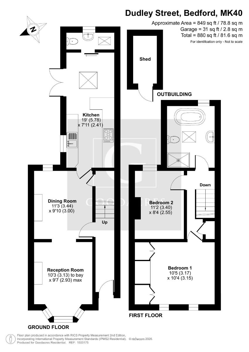 66 Dudley Street, Bedford floorplan