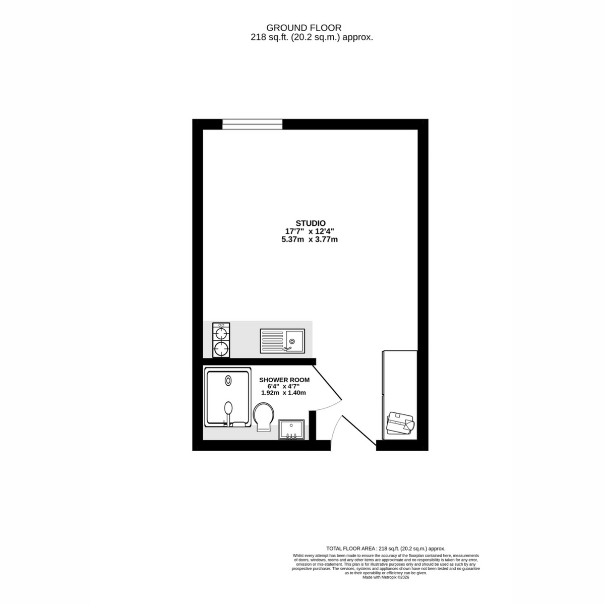Flat 026, 378, North Road, Preston floorplan