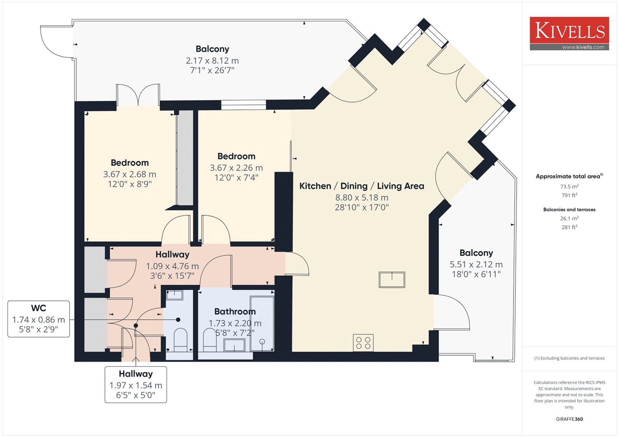 Apt 16, Atlantic Rise Crooklets Road, Bude floorplan