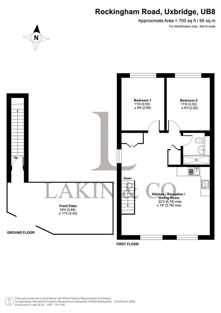 13, Rockingham Road, Uxbridge floorplan