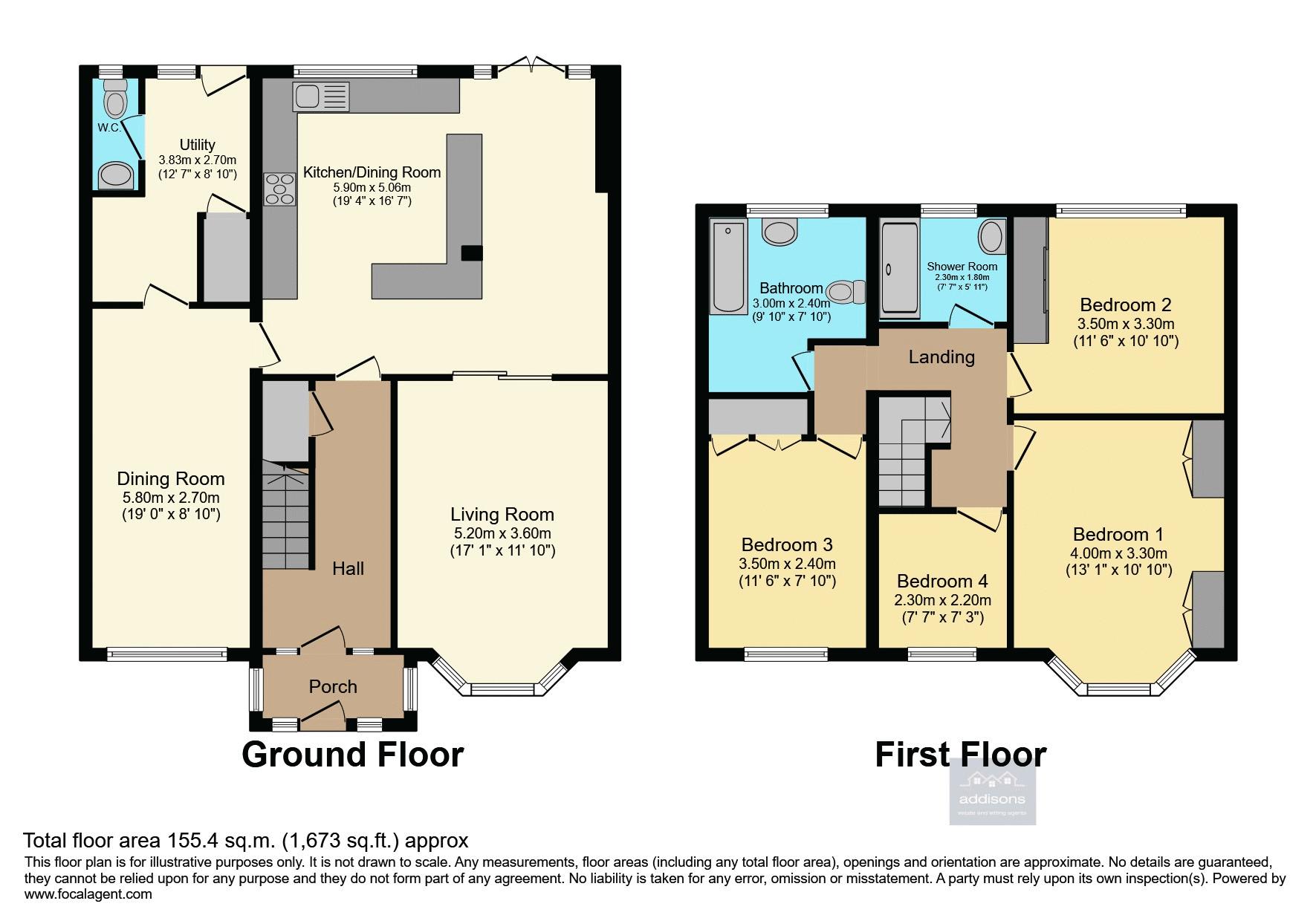 84, Collisdene Road, Wigan floorplan