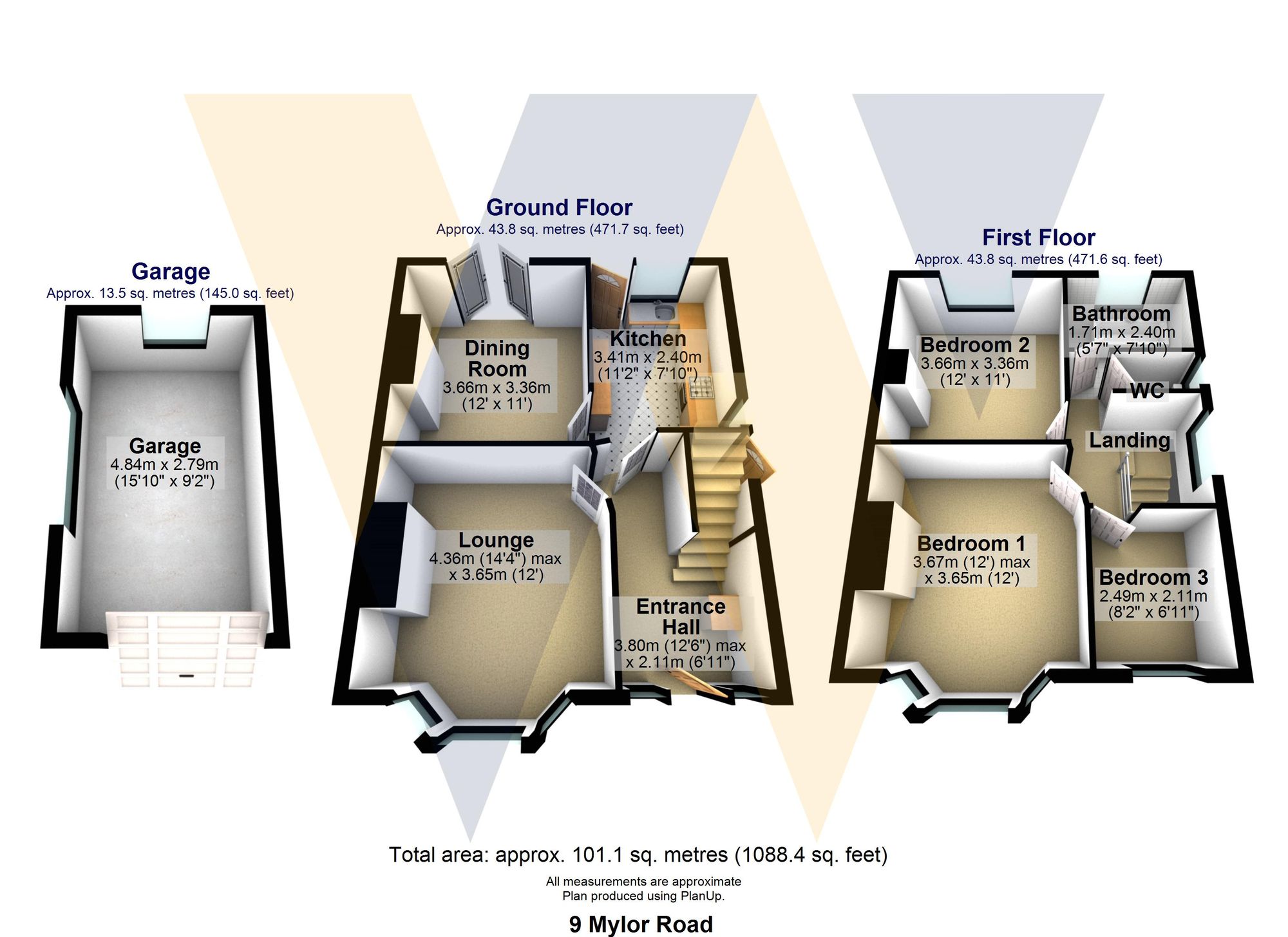 9 Mylor Road, Sheffield floorplan