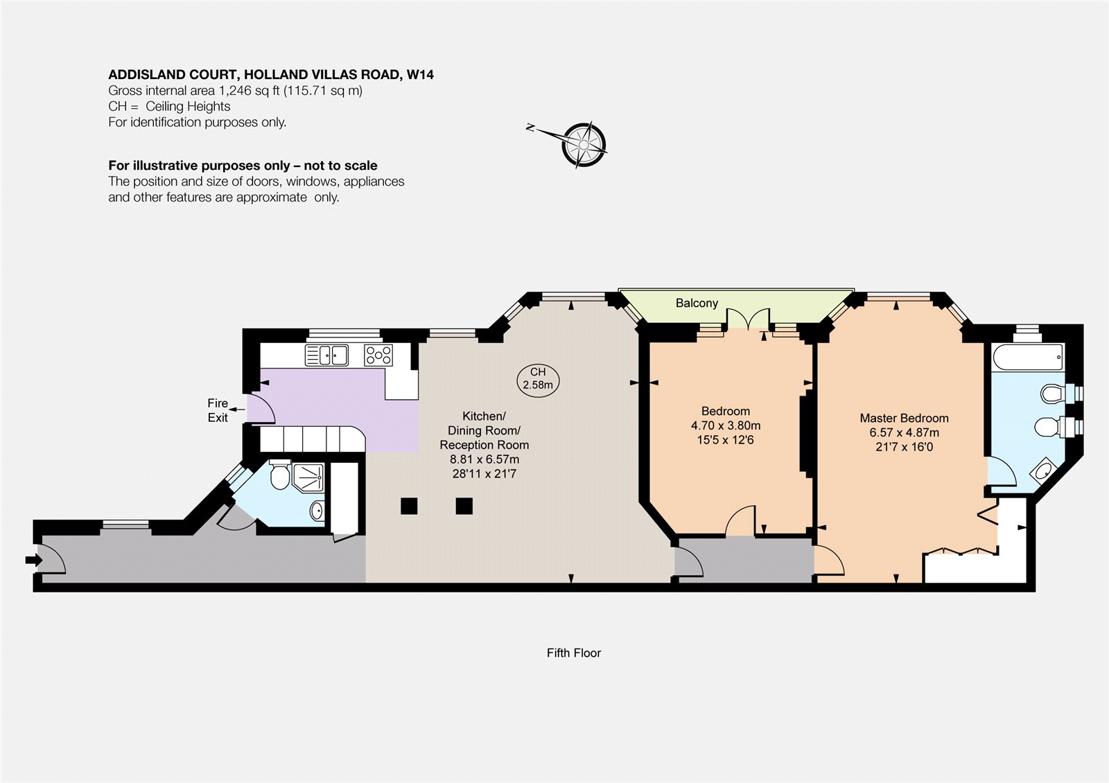 2 Bedrooms Flat to rent in Addisland Court, Holland Villas Road, London W14