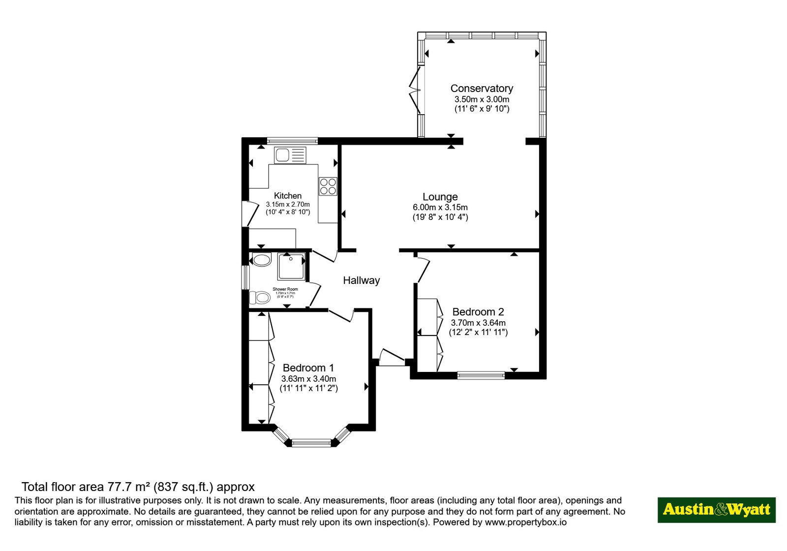 44, Evering Avenue, Dorset floorplan
