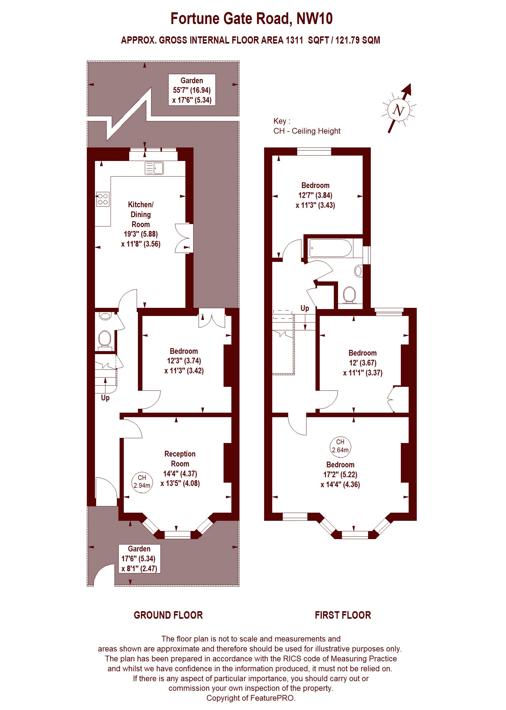 3 Bedrooms Terraced house for sale in Fortune Gate Road, London NW10