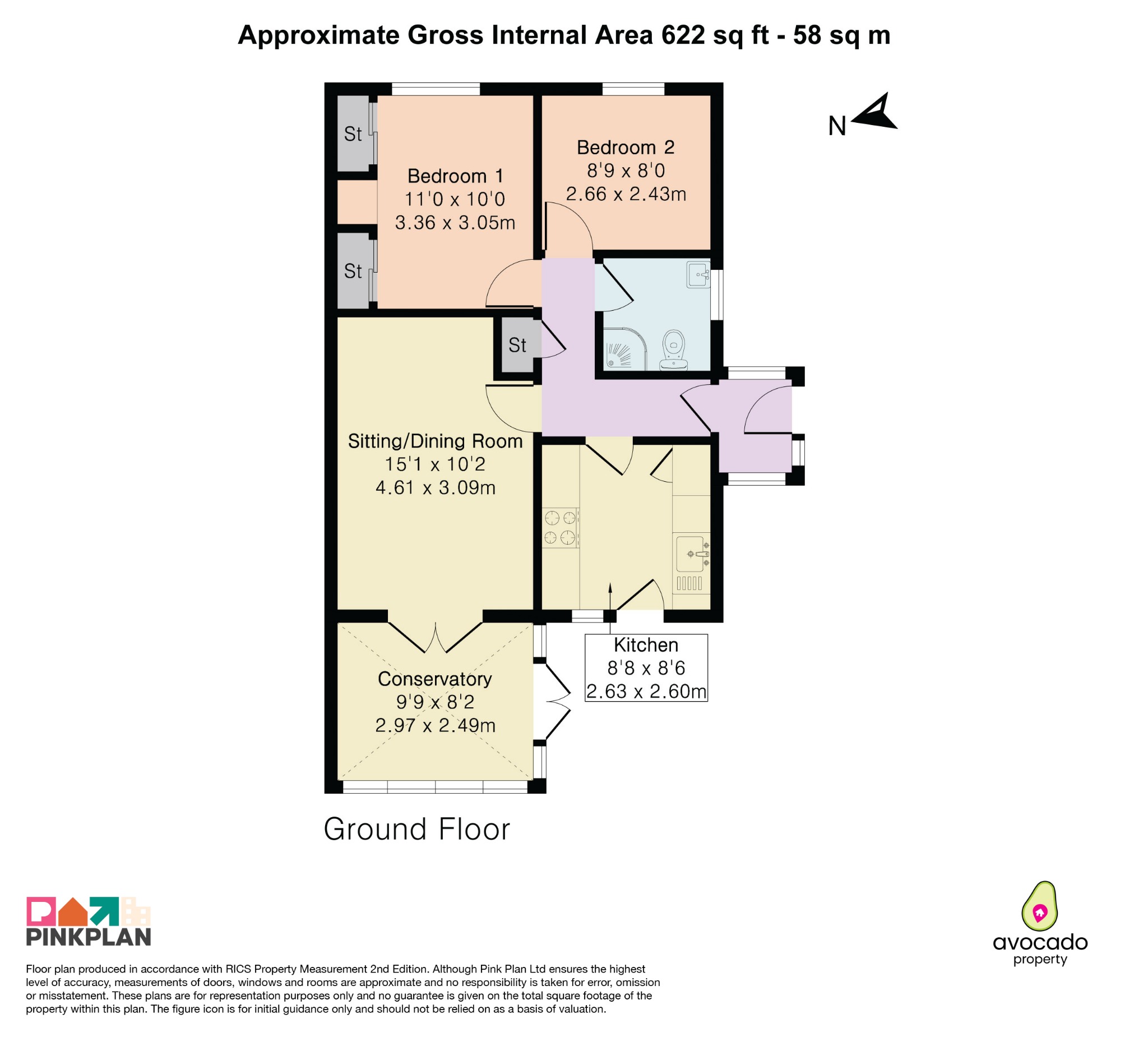 1 Shaw Close, Bicester, Oxfordshire floorplan