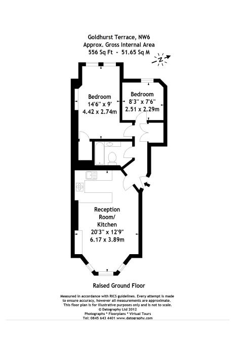 52a, Goldhurst Terrace, South Hampstead floorplan