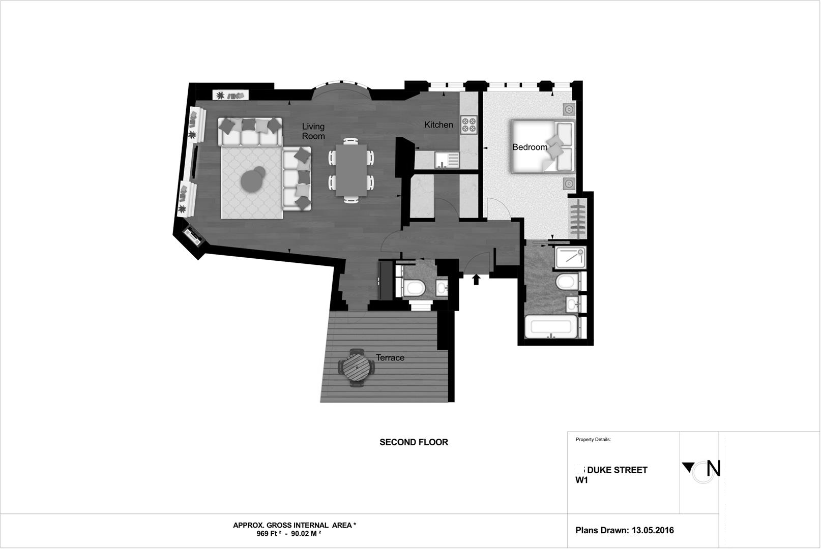 2.03, 65 Duke Street, Mayfair floorplan
