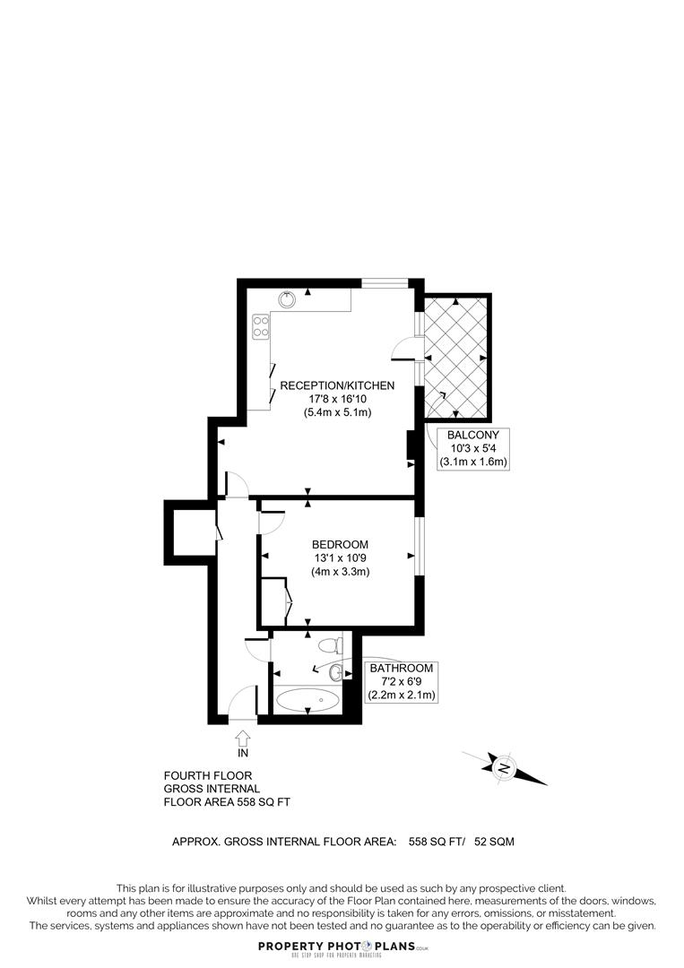 25 Portree House, Stromness Walk, London floorplan