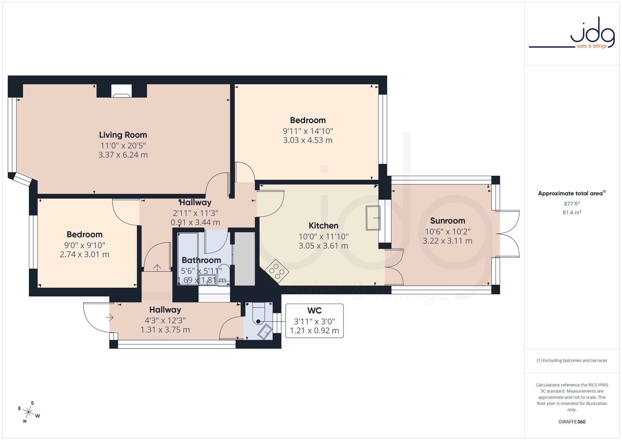 23 Piccadilly, Lancaster floorplan