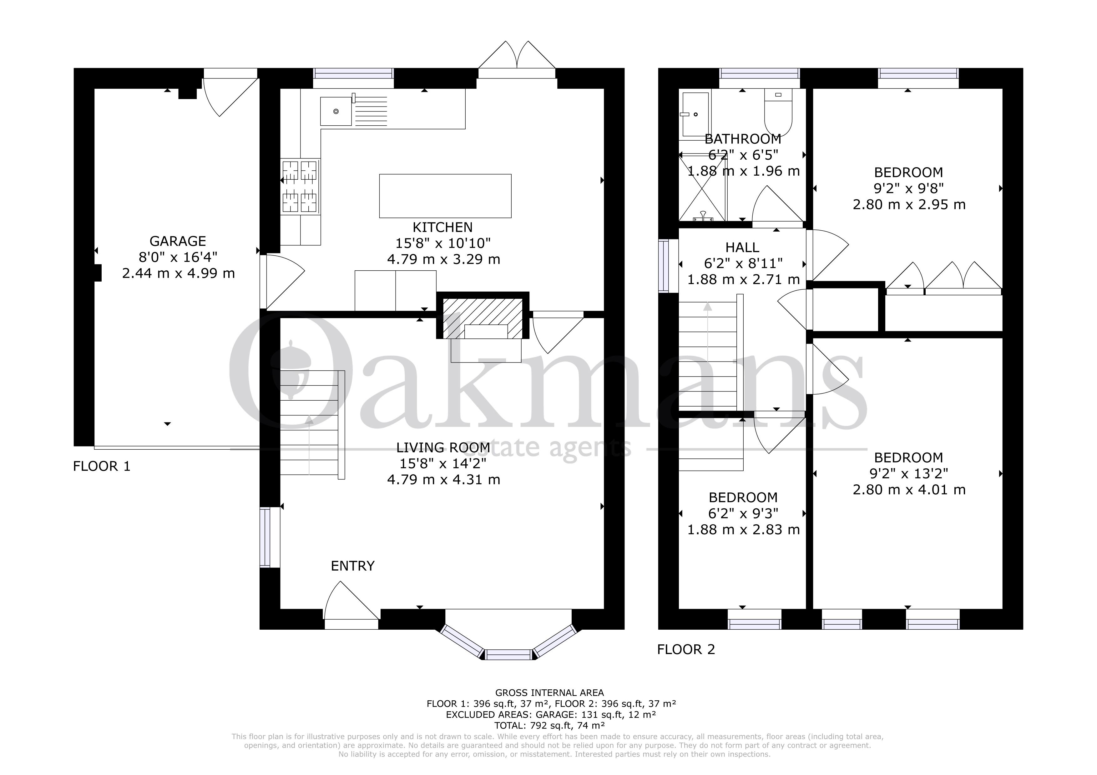 Camino Road, Birmingham, West Midlands, B32 floorplan