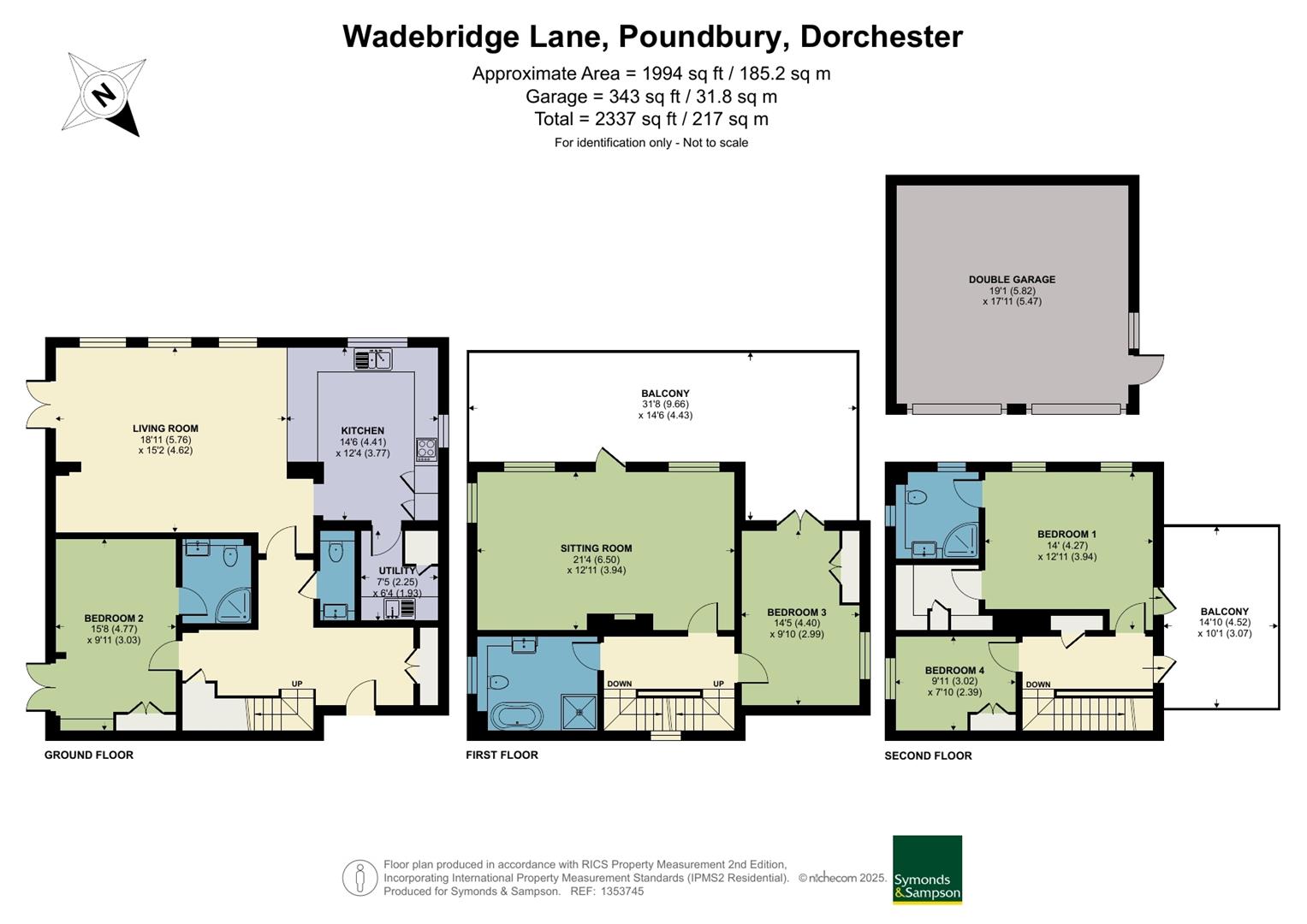 9, Wadebridge Lane, Dorchester floorplan