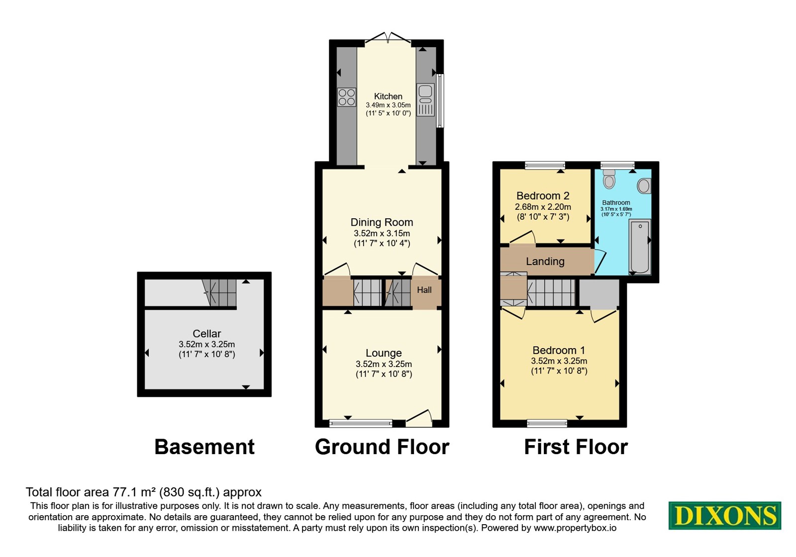 22, Habberley Street, Worcestershire floorplan