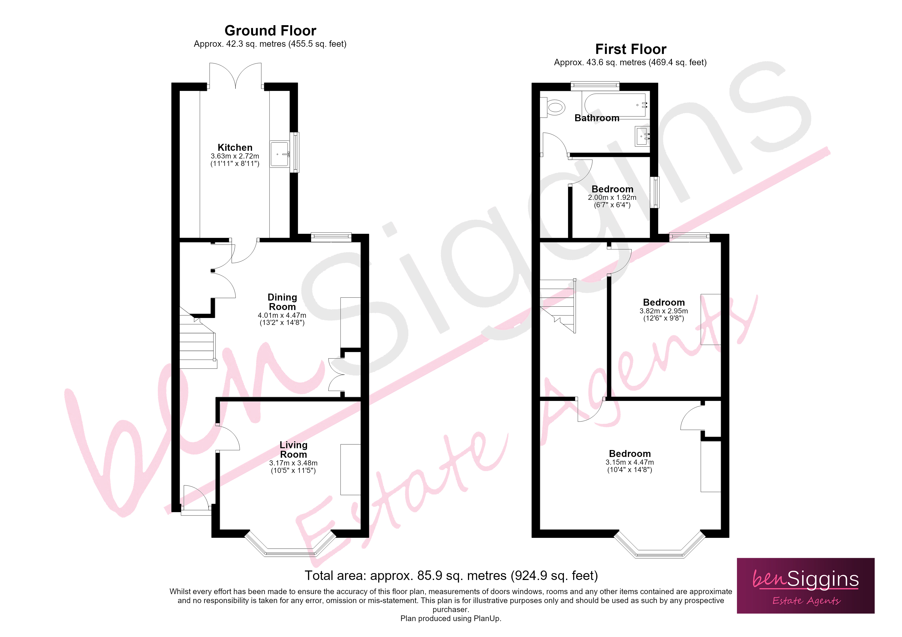 14, Barton Road, Maidstone floorplan