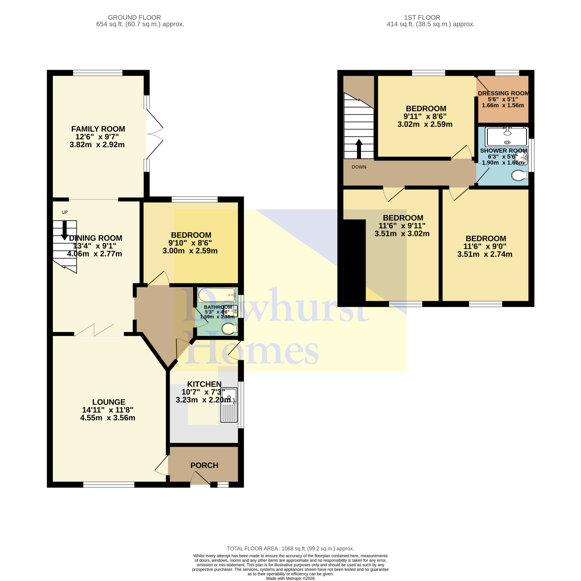 3, Green Acres Drive, Garstang floorplan