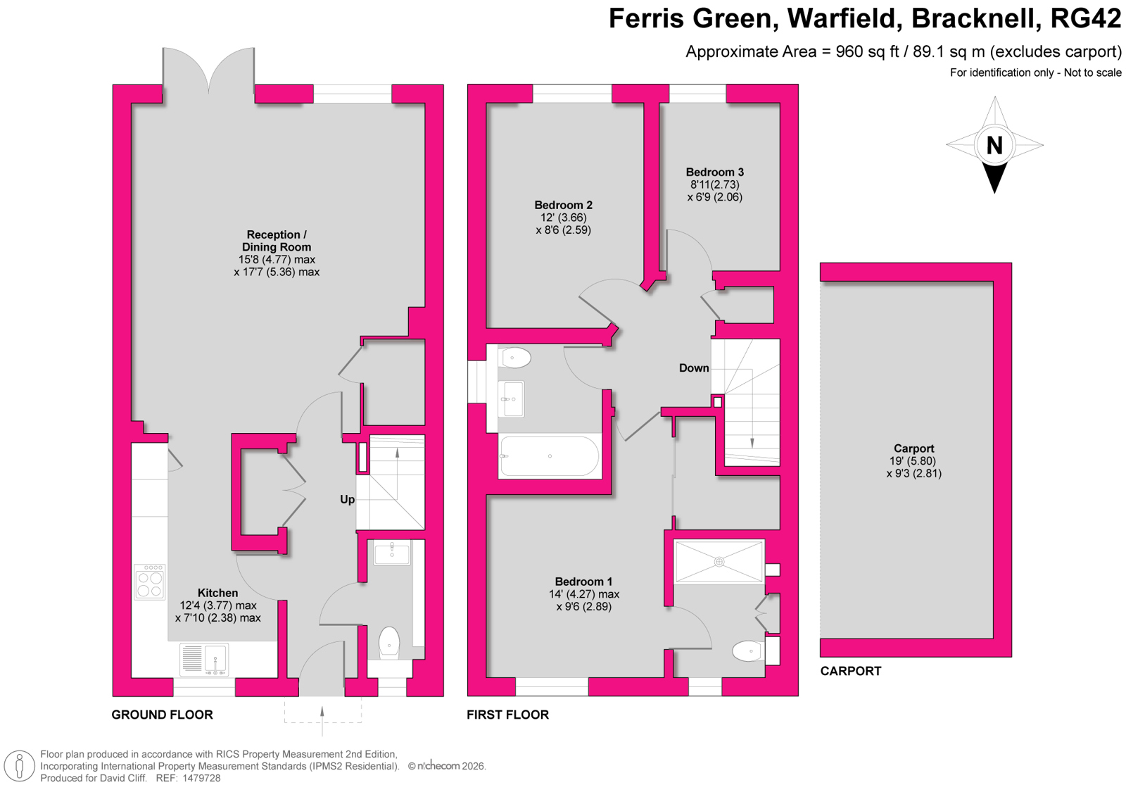 4, Ferris Green, Bracknell floorplan