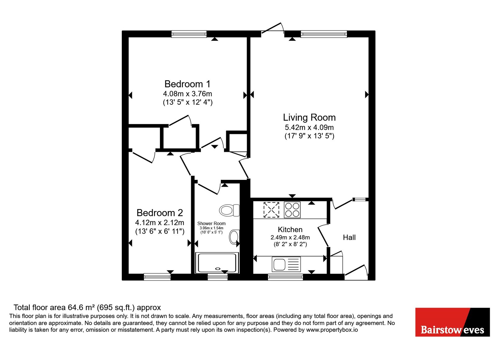 4, Malvern Court, Acocks Green floorplan