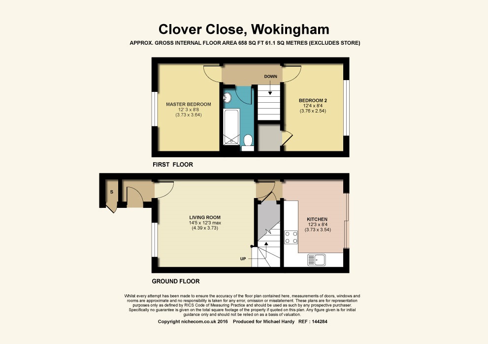 9 Clover Close, Wokingham floorplan
