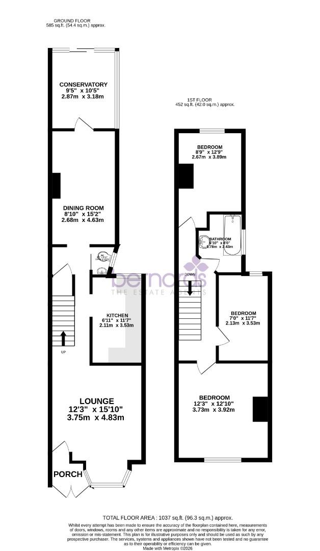 30, Lyndhurst Road, Portsmouth floorplan
