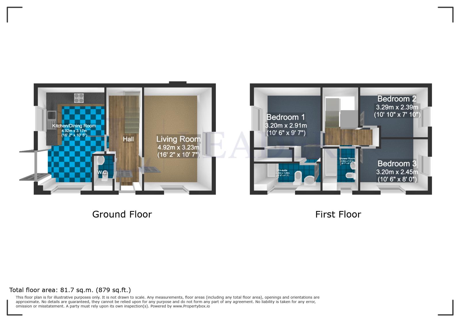 23, Ranulf Road, Sudbury floorplan