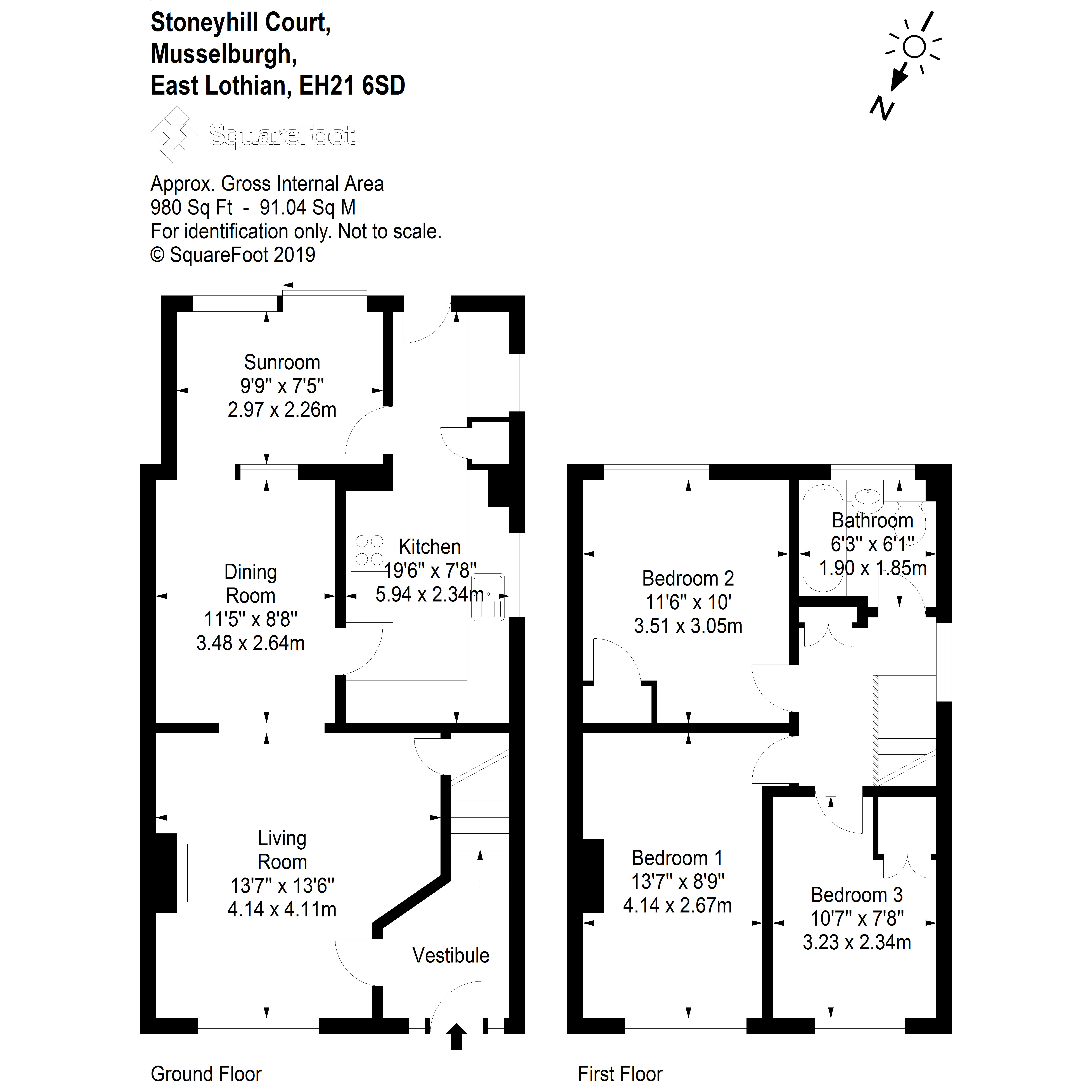 3 Bedrooms  for sale in Stoneyhill Court, Musselburgh EH21